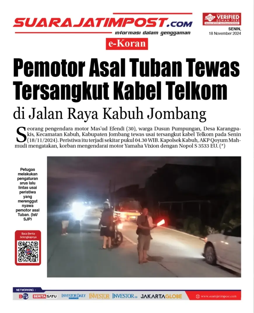 eKoran, Edisi Senin, 18 November 2024