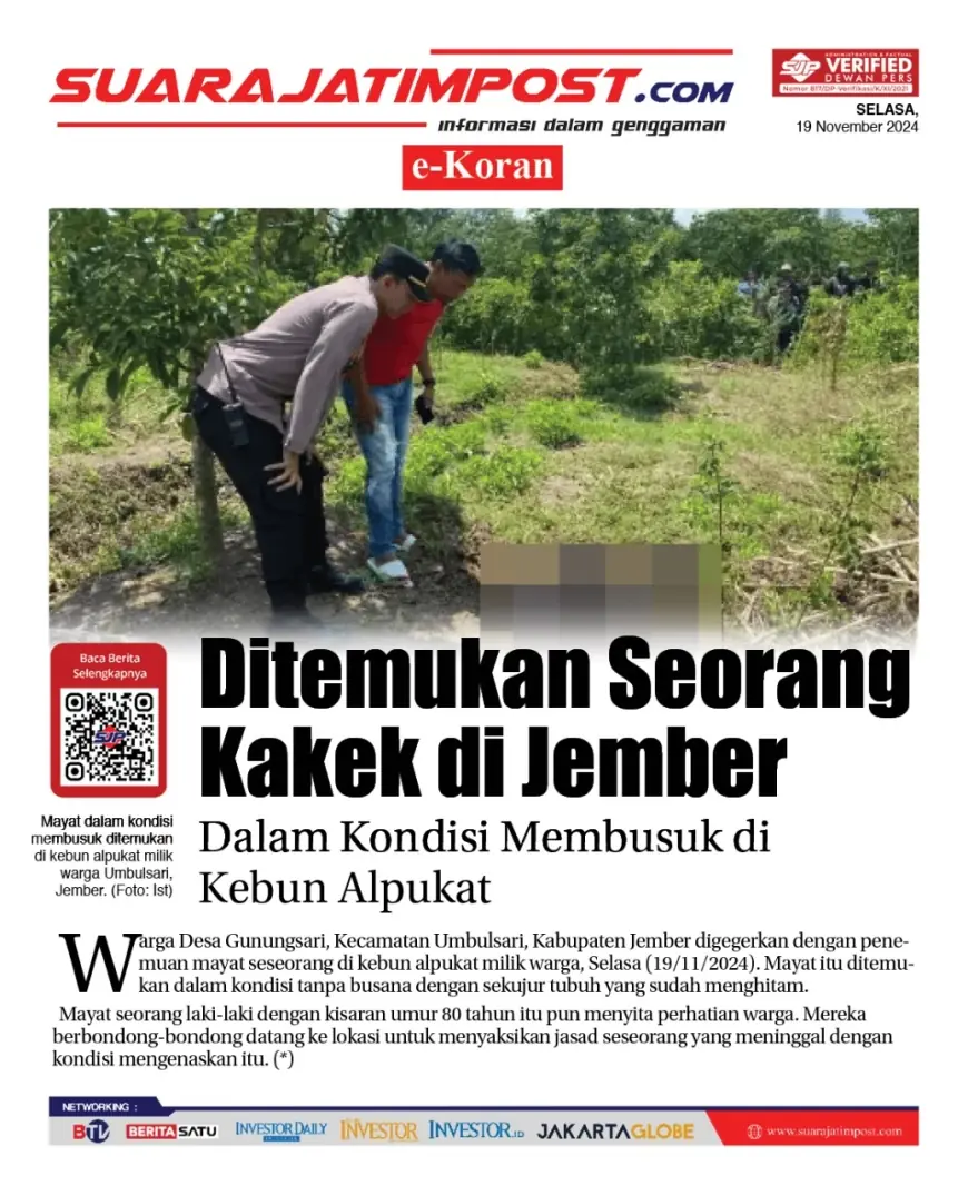 eKoran, Edisi Selasa, 19 November 2024