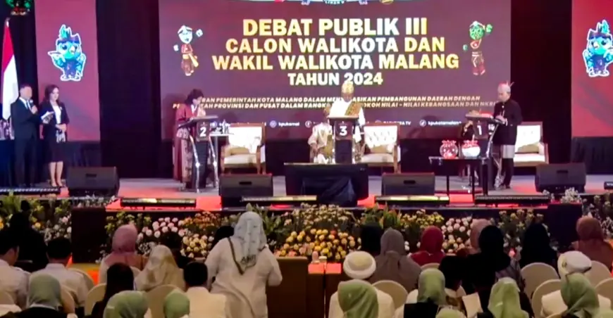 Debat Pamungkas Cawalkot Malang Para Paslon Percaya Diri Sampaikan Gagasan