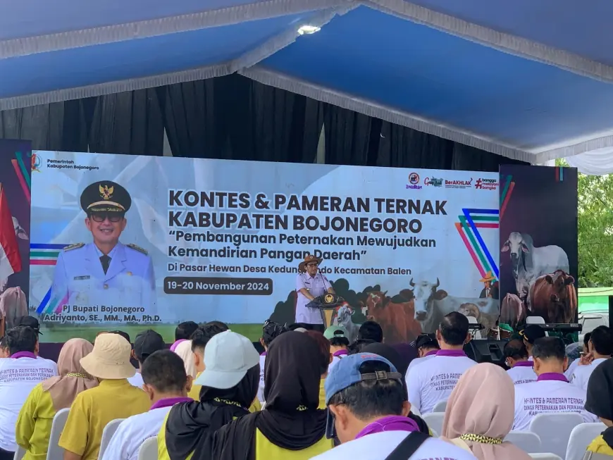 Pj Bupati Bojonegoro Ajak Peternak Berperan Aktif Jaga Ketahanan Pangan di Bidang Peternakan