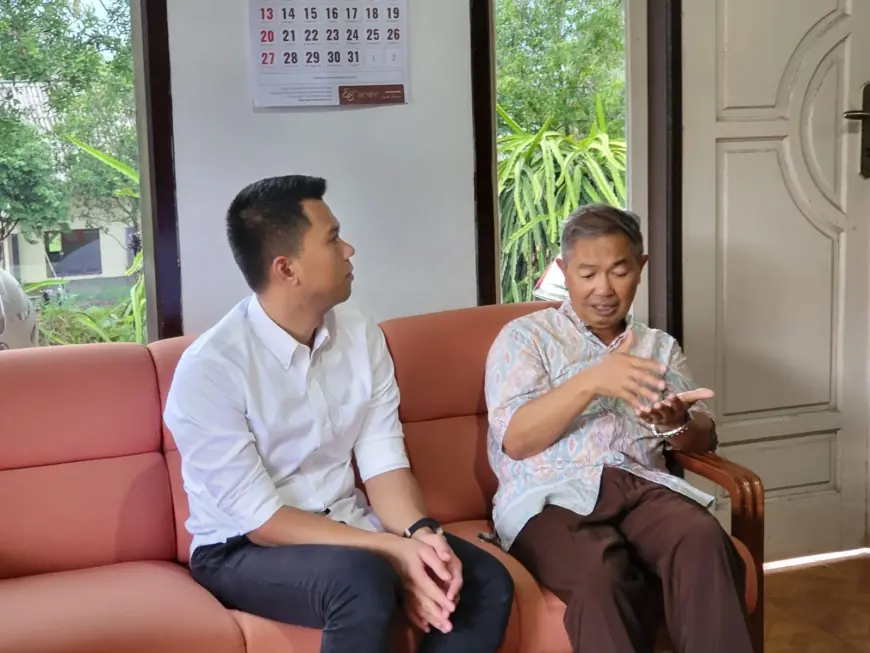 Kunjungi Tokoh Katolik, Firhando Pastikan Kerukunan Umat Beragama Tetap Terawat di Kota Batu