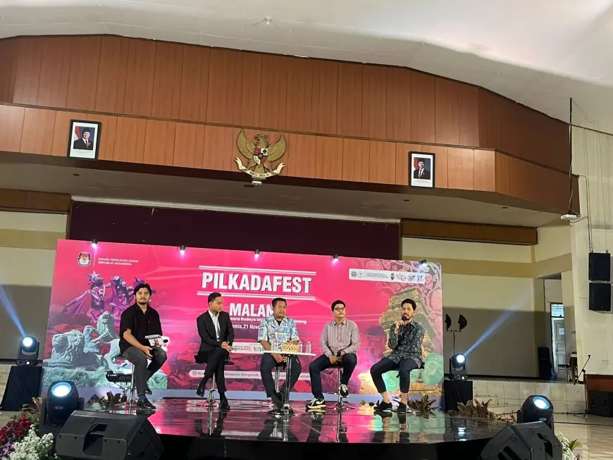 Laboratorium Pancasila UM Bersama KPU Kota Malang Ajak Gen-Z Pahami Politik di Pilkadafest
