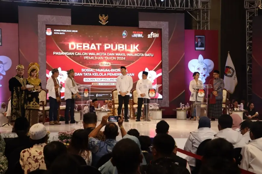 Debat Pamungkas Pilwalkot Batu, Tiga Paslon Saling Tawar Program Unggulan