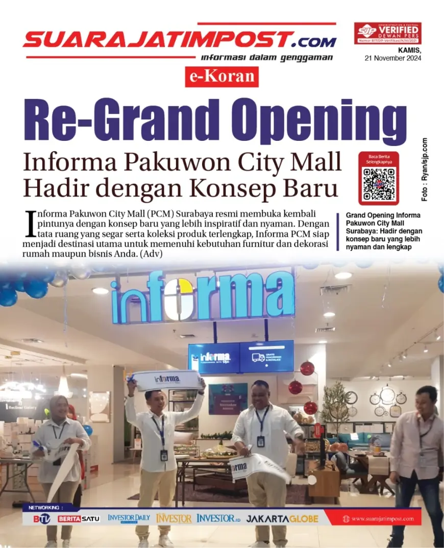 eKoran, Edisi Kamis, 21 November 2024