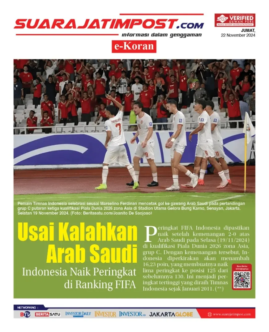 eKoran, Edisi Jumat, 22 November 2024