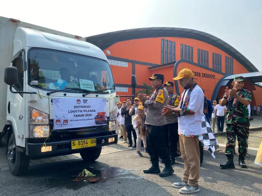 Logistik Pilkada Jombang Mulai Didistribusikan ke Setiap Kecamatan