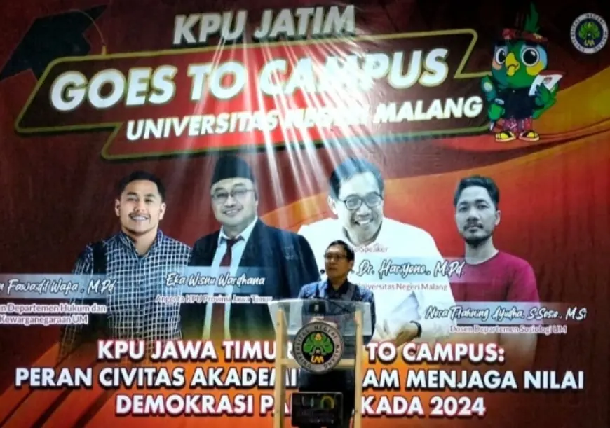 KPU Jatim Apresiasi Universitas Negeri Malang Sebagai Kampus Penjaga Demokrasi