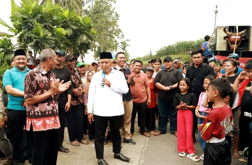 Tinjau Jalan di Tajinan, Tandai Sanusi Kembali Bertugas Menjadi Bupati Malang