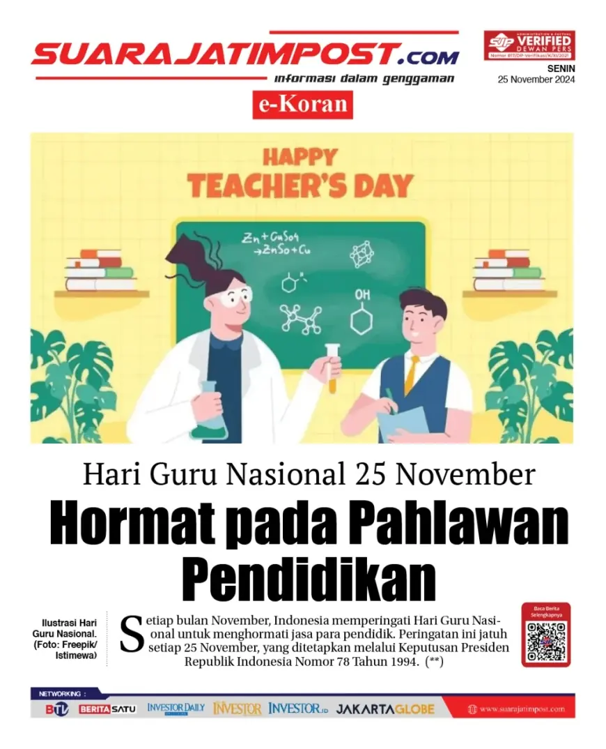 eKoran, Edisi Senin, 25 November 2024