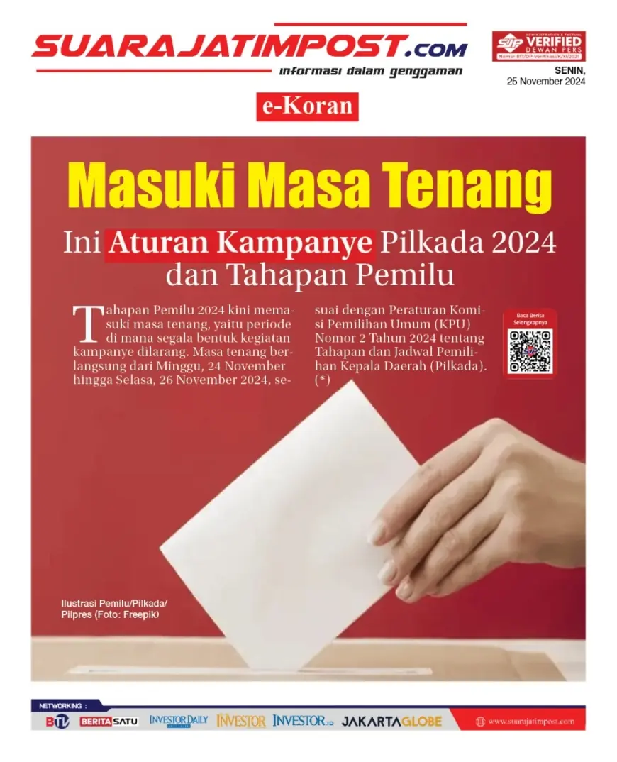 eKoran, Edisi Senin, 25 November 2024