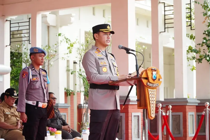 7.125 Personil Gabungan Diterjunkan untuk Amankan Pilkada Lamongan