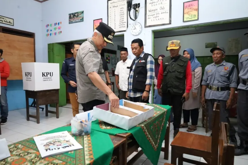 Pastikan Pilkada Lancar, Pj Bupati Nganjuk Gelar Monitoring Bersama Forkopimda