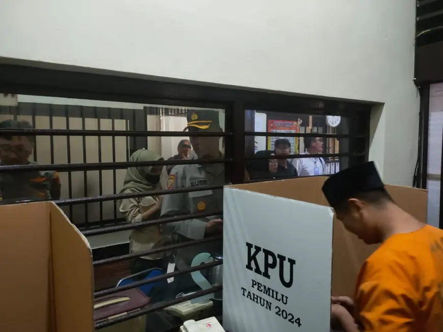 57 Penghuni Rutan Polres Malang Gunakan Hak Pilih Pilkada 2024