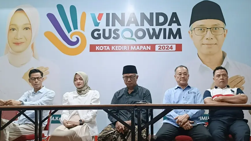 Unggul 57 Persen, Vinanda - Gus Qowim Ajak Masyarakat Bersatu Bangun Kota Kediri