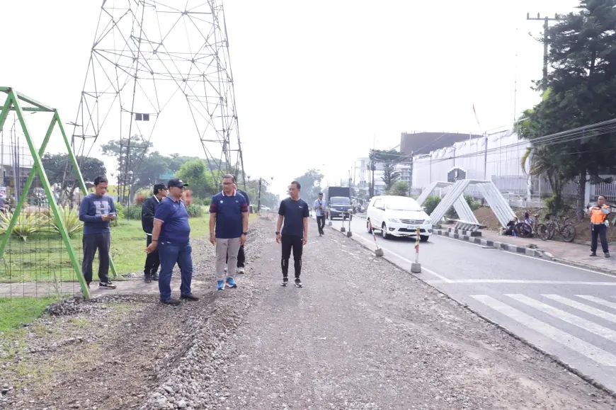 Pj Wali Kota Batu Minta Pengerjaan Jalan Sultan Agung Dipercepat