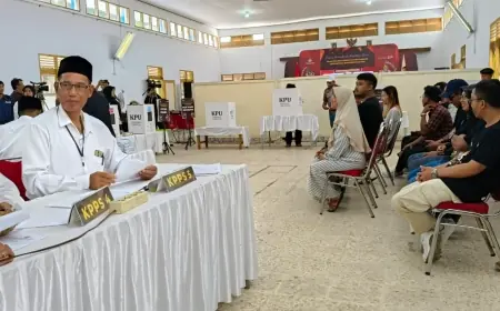 KPU Kabupaten Kediri Gelar Simulasi Pungut Tungsura Pilkada 2024