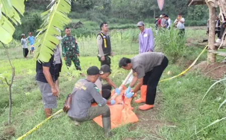 Geger, OTK Ditemukan Tak Bernyawa di Desa Klabang Tegalampel Bondowoso