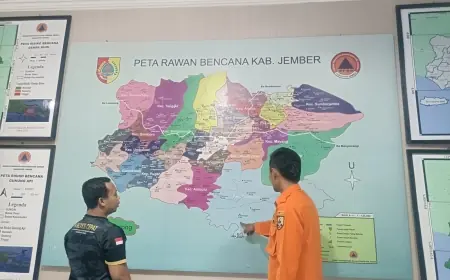 BPBD Jember Imbau Masyarakat Waspadai Titik Rawan Bencana