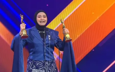 Salma, Penyanyi Asal Probolinggo Jadi Bintang AMI Awards 2024 dengan Borong 4 Penghargaan
