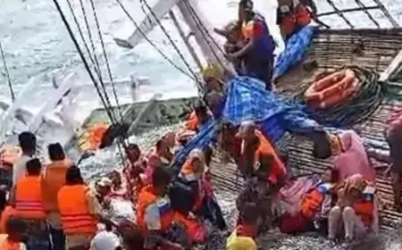 KLM Lorena Karam di Selat Madura, 50 Penumpang Dievakuasi, Satu Korban Dikabarkan Tewas