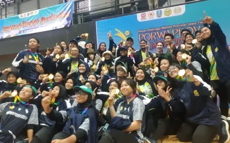 Surabaya Dominasi PORWAPROV I Jatim 2024: Tuan Rumah Raih Gelar Juara Umum