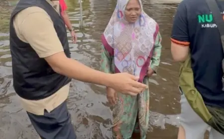 Belum Dilantik, Mas Rusdi Tancap Gas Tinjau Banjir di Pasuruan
