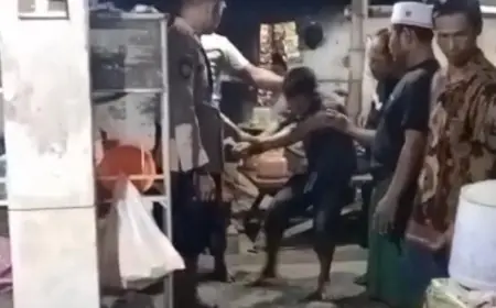 Hendak Curi Motor di Jember, Pria Asal Lumajang Babak Belur Dimassa