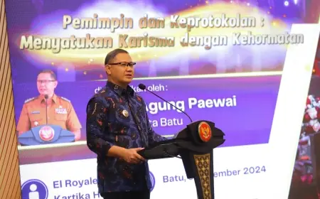 Pj Wali Kota Batu Sampaikan Kolaborasi Kharisma dan Kehormatan Penting untuk Protokoler