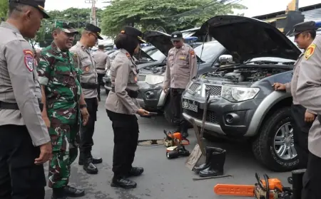 Polres Sampang Bersiap Tangani Bencana Hidrometeorologi