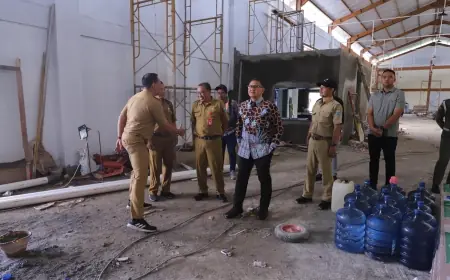 Pembangunan Gudang Aset Pemkot Batu Ditarget Rampung Akhir Tahun 2024