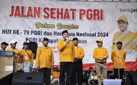 Puncak Hari Guru di Pasuruan, Begini Pesan Mas Rusdi