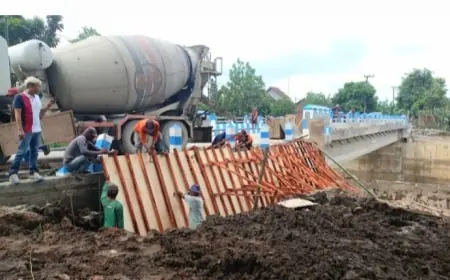 Ambles, Jembatan Mungkung Nganjuk Senilai Rp 9 Miliar Tuai Kritikan
