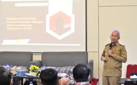 Melalui TP2DD, Pj Bupati Nganjuk Dorong Perluasan Digitalisasi Daerah