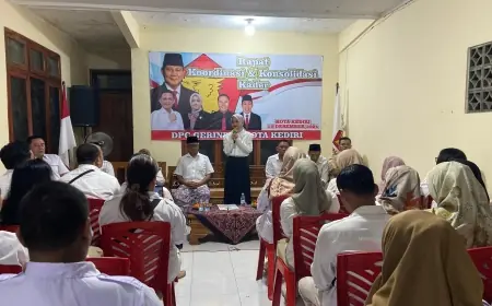 Hadiri Konsolidasi Gerindra, Vinanda – Gus Qowim Sampaikan Terima Kasih