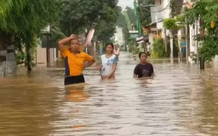 Banjir Terjang Tujuh Desa di Trenggalek, Sekolah dan Infrastruktur Terendam