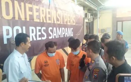 Diupah Rp2 Juta, Dua Kurir Sabu Asal Probolinggo Diringkus Polres Sampang