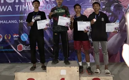 Cabor Kickboxing Bojonegoro Bawa Pulang 2 Medali Emas Kejurprov Jatim