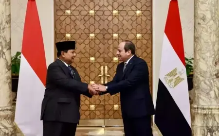 Prabowo dan El-Sisi Perkuat Kerja Sama Indonesia-Mesir di Berbagai Sektor