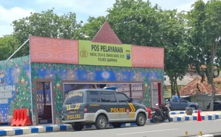 Pastikan Situasi Kondusif Saat Libur Nataru, Polres Sampang Dirikan Pos Pengamanan