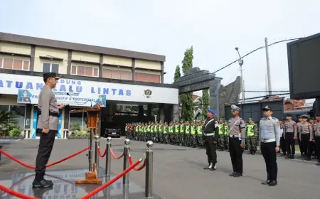 Polres Lamongan Terjunkan 204 Personil  Amankan Nataru