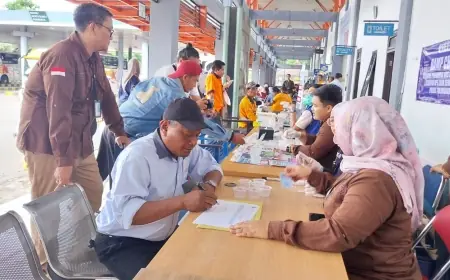 Aksi Gabungan, BNNK Tulungagung Pastikan Awak Bus Bersih Narkoba