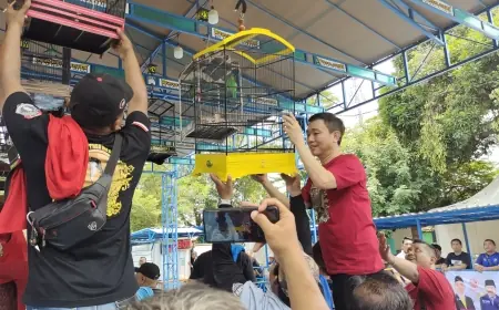 Akomodir Kicau Mania, DPRD Kota Kediri Gelar Lomba Burung