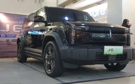 Mobil SUV Listrik, Chery J6 Siap Diajak Berlibur Sembari Berpetualang