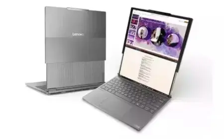 Lenovo Luncurkan Laptop Pertama di Dunia dengan Layar Gulung, Siap Revolusi Pasar Teknologi!