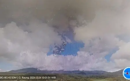 Erupsi Gunung Raung, BPBD Bondowoso Siap Bagikan Masker