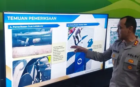 Polisi Temukan Bukti Penting Kecelakaan Truk vs Bus di Tol Malang-Pandaan