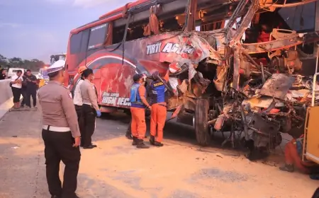 Sopir Truk Jadi Tersangka Kecelakaan Tol Malang-Pandaan