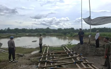 Polres Bojonegoro Tutup Lokasi Tambang Pasir Liar yang Diduga Dibekingi Aparat