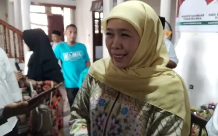 Berkunjung ke Jombang, Khofifah Obral Janji Penanganan Banjir