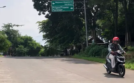 Jalan Akses Wisata di Mojokerto Dibiarkan Rawan Longsor, Masyarakat hanya Diminta Waspada